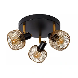 MAREN Ceiling spotlight Ø37 cm 3xE14 matt gold / brass (Lucide)