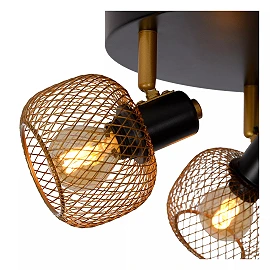MAREN Ceiling spotlight Ø37 cm 3xE14 matt gold / brass (Lucide)