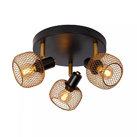 MAREN Ceiling spotlight Ø37 cm 3xE14 matt gold / brass (Lucide)