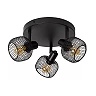 MAREN Ceiling spotlight Ø37 cm 3xE14 black (Lucide)