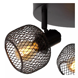 MAREN Ceiling spotlight Ø37 cm 3xE14 black (Lucide)