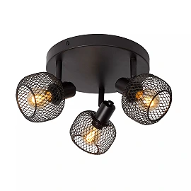 MAREN Ceiling spotlight Ø37 cm 3xE14 black (Lucide)
