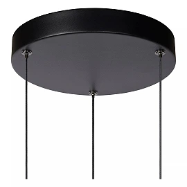 MARGARY piekaramā lampa Ø28 cm LED 3 x 4W 2700K melna (Lucide)
