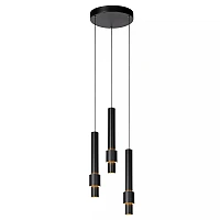 MARGARY piekaramā lampa Ø28 cm LED 3 x 4W 2700K melna (Lucide)