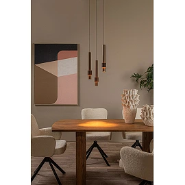 MARGARY piekaramā lampa Ø28 cm LED 3 x 4W 2700K kafijas krāsā (Lucide)