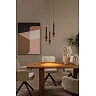 MARGARY piekaramā lampa Ø28 cm LED 3 x 4W 2700K kafijas krāsā (Lucide)