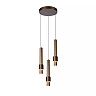 MARGARY piekaramā lampa Ø28 cm LED 3 x 4W 2700K kafijas krāsā (Lucide)