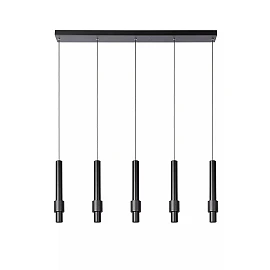 MARGARY piekaramā lampa 103 cm LED 5 x 4,2W 2700K melna (Lucide)