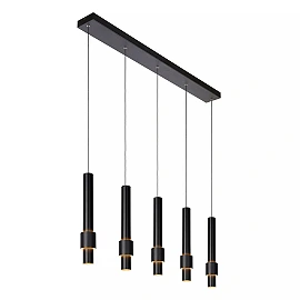 MARGARY piekaramā lampa 103 cm LED 5 x 4,2W 2700K melna (Lucide)