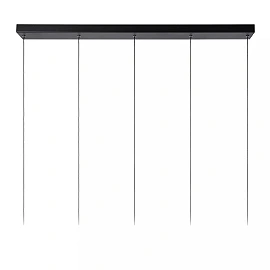 MARGARY piekaramā lampa 103 cm LED 5 x 4,2W 2700K melna (Lucide)