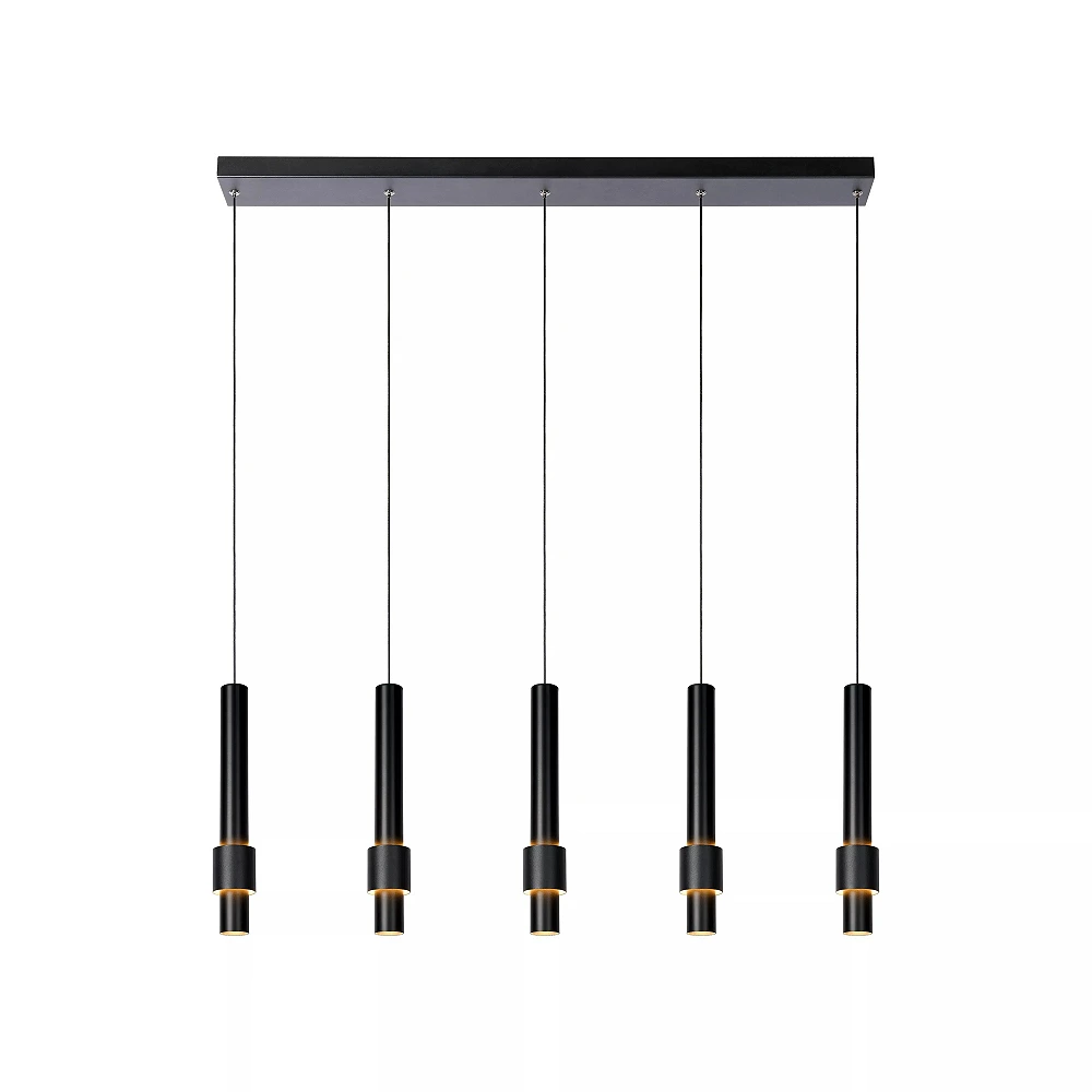 MARGARY piekaramā lampa 103 cm LED 5 x 4,2W 2700K melna (Lucide)