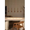 MARGARY piekaramā lampa 103 cm LED 5 x 4,2W 2700K kafijas krāsā (Lucide)