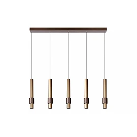 MARGARY piekaramā lampa 103 cm LED 5 x 4,2W 2700K kafijas krāsā (Lucide)