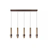 MARGARY piekaramā lampa 103 cm LED 5 x 4,2W 2700K kafijas krāsā (Lucide)