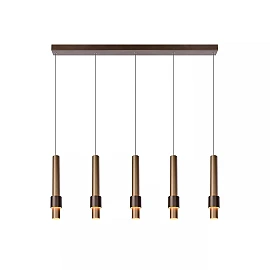MARGARY piekaramā lampa 103 cm LED 5 x 4,2W 2700K kafijas krāsā (Lucide)