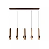 MARGARY piekaramā lampa 103 cm LED 5 x 4,2W 2700K kafijas krāsā (Lucide)