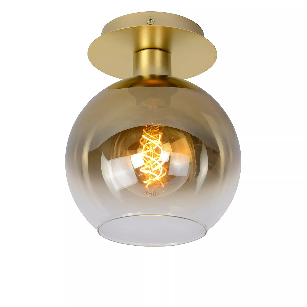 MARIUS griestu lampa Ø20 cm 1xE27 matēta zelta/misiņa (Lucide)