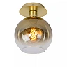 MARIUS Flush ceiling light Ø20 cm 1xE27 matt gold / brass (Lucide)