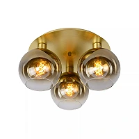 MARIUS griestu lampa Ø50 cm 3xE27 matēta zelta / misiņa (Lucide)