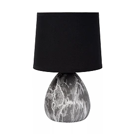 MARMO galda lampa Ø16 cm E14 melna (Lucide)