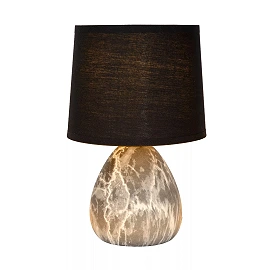 MARMO galda lampa Ø16 cm E14 melna (Lucide)