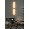 MARNIK LED sienas lampa ar rokas kustības sensoru 18 W 2700–4000 K melna/zelta (Lucide)