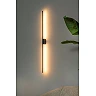 MARNIK LED sienas lampa ar rokas kustības sensoru 18 W 2700–4000 K melna/zelta (Lucide)