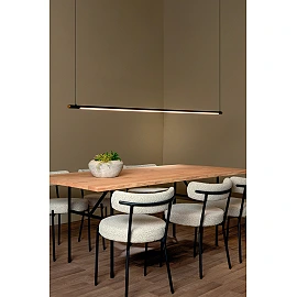 MARNIK LED pendant light with hand wave sensor 24 W 2700–4000 K black/gold (Lucide)