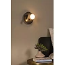 MATIZ LED gultas/sienas lampa Ø16,5 cm 3000K USB melna (Lucide)