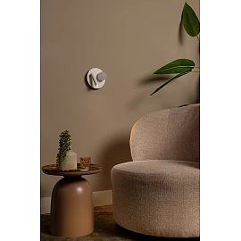 MATIZ LED bedside/wall light Ø16.5 cm 3000K USB white (Lucide)