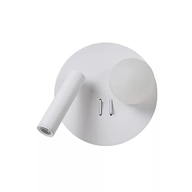 MATIZ LED bedside/wall light Ø16.5 cm 3000K USB white (Lucide)