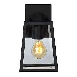 MATSLOT outdoor wall light 1x40W E27 black (Lucide)