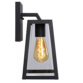 MATSLOT outdoor wall light 1 x 40 W E27 black (Lucide)