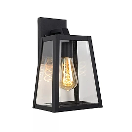 MATSLOT outdoor wall light 1 x 40 W E27 black (Lucide)