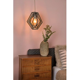 MAURO children's pendant light 1xE27 40 W taupe (Lucide)
