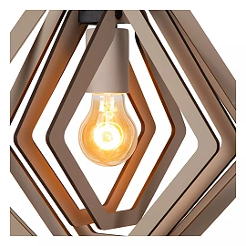 MAURO children's pendant light 1xE27 40 W taupe (Lucide)