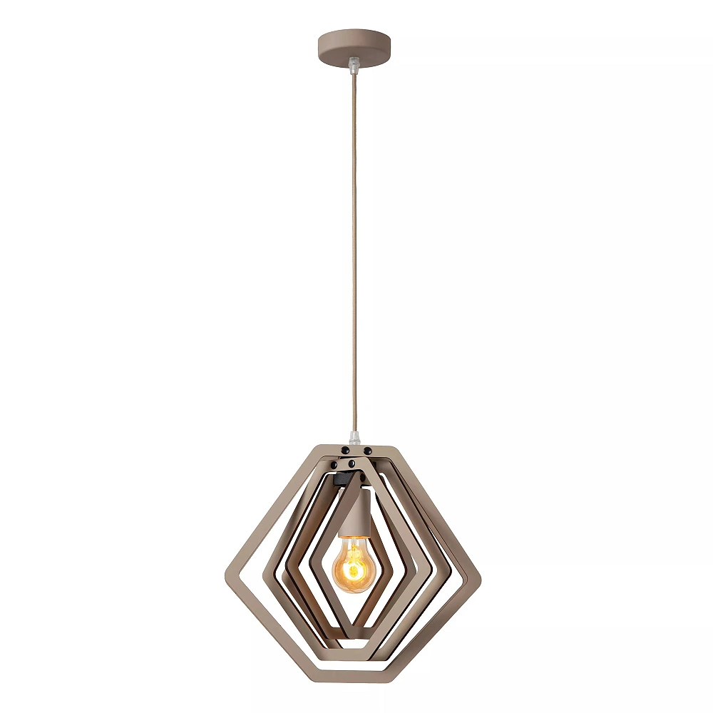 MAURO children's pendant light 1xE27 40 W taupe (Lucide)
