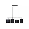 MAYA pendant light 4xE27 Black (Lucide)