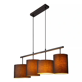 MAYA pendant light 4xE27 Black (Lucide)