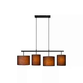 MAYA pendant light 4xE27 Black (Lucide)