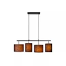 MAYA pendant light 4xE27 Black (Lucide)