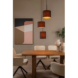 MAYA pendant light Ø46 cm 3xE27 Black (Lucide)