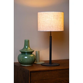 MAYA table lamp Ø26 cm 1xE27 40 W cream (Lucide)