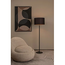 MAYA floor lamp Ø45 cm 1xE27 40 W black (Lucide)