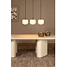 MEDINE pendant light 3 x E27 opal glass (Lucide)