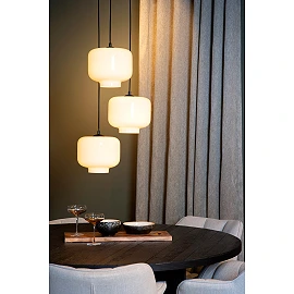 MEDINE pendant light Ø46 cm 3xE27 40 W opal (Lucide)