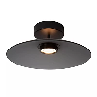 MENGA flush ceiling light Ø40 cm LED 11W 2700K smoke grey (Lucide)