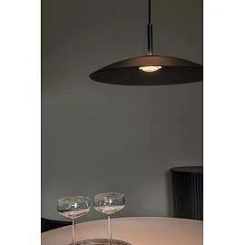 MENGA pendant light Ø40 cm LED 11 W smoked grey (Lucide)