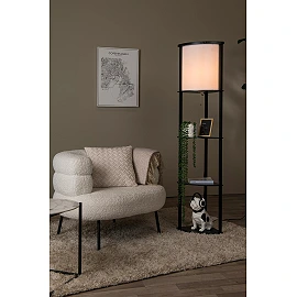 MENNO stāvlampa 30x30 cm 1xE27 melna (Lucide)