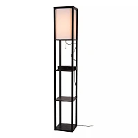 MENNO stāvlampa ar bezvadu uzlādi 1 x 60 W E27 melna (Lucide)